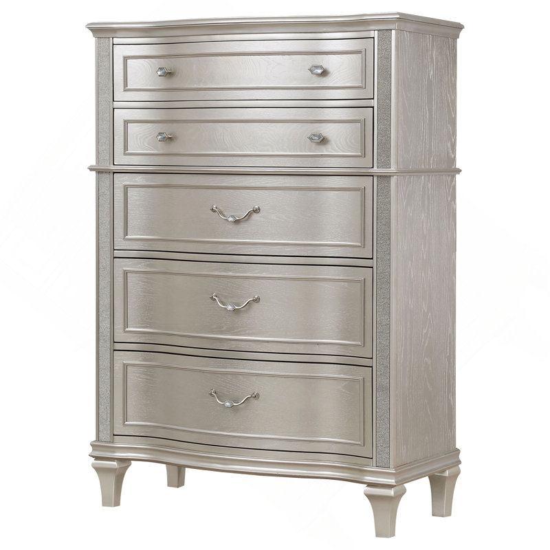 Commode 5 tiroirs avec tiroir caché