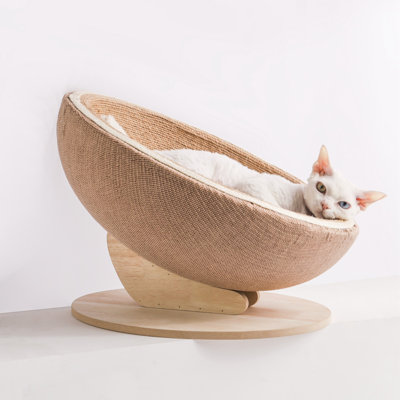 Fairela - Jute Rope Cat Scratcher Bed for Lounging and Claw Care