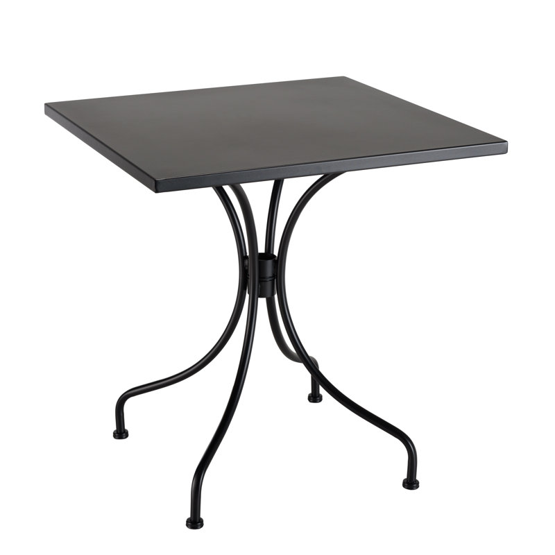 Debanhy Square Metal Outdoor Bistro Table , 70cm cm W 70cm cm D
