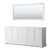 Blanc / chrome poli