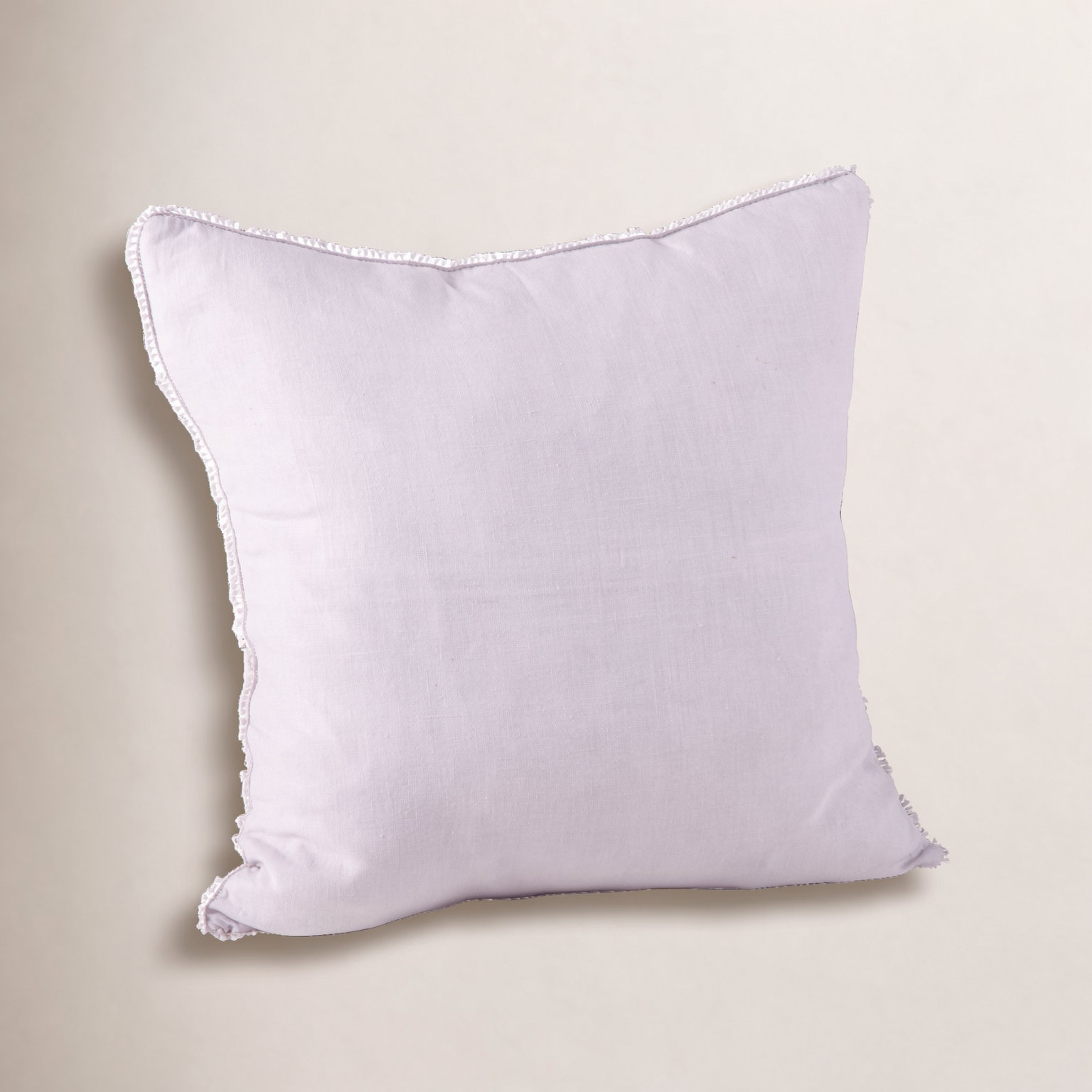 Garter 20" x 20" Linen Pillow Cover and Insert, Lavender