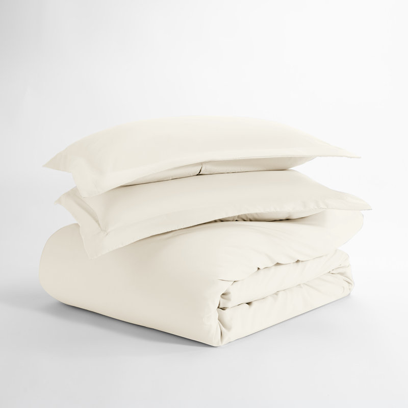 Ensemble de housse de couette en microfibre très douce Simply Soft™, Housse de couette pour grand lit + 2 taies décora
