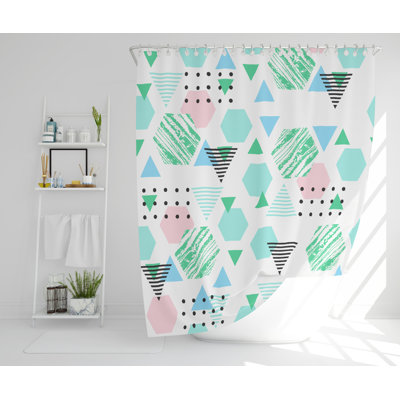 Ian Polyester Shower Curtain