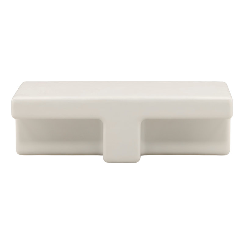 Table basse d'extérieur Teo - blanc