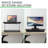 Adjustable Metal Base Standing Desk Converter-33983103