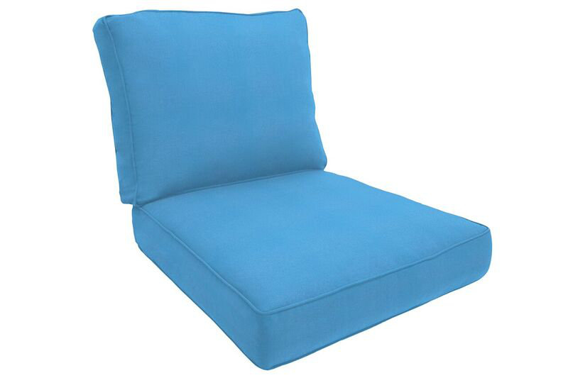 Eddie Bauer Outdoor Lounge Seat/Back Cushion, 5" H x 26" W x 30" D, Canvas Capri Sunbrella® Canvas