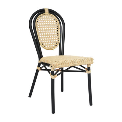 Chiles Indoor/Outdoor Commercial Thonet Bistro Stacking Chair by Bay Isle Home