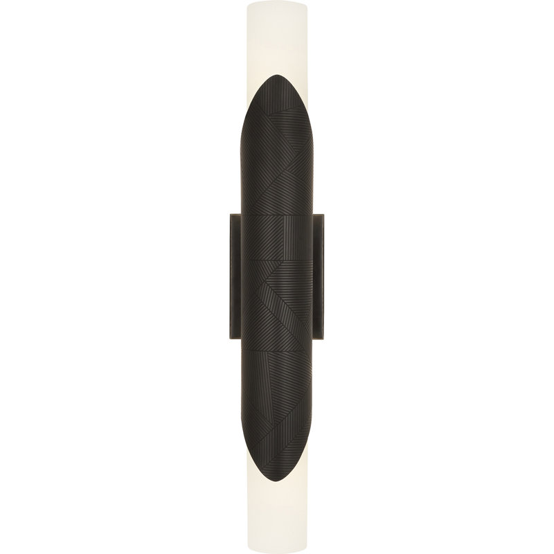 Brut 2 - Light Flush Mounted Sconce, Deep Patina Bronze