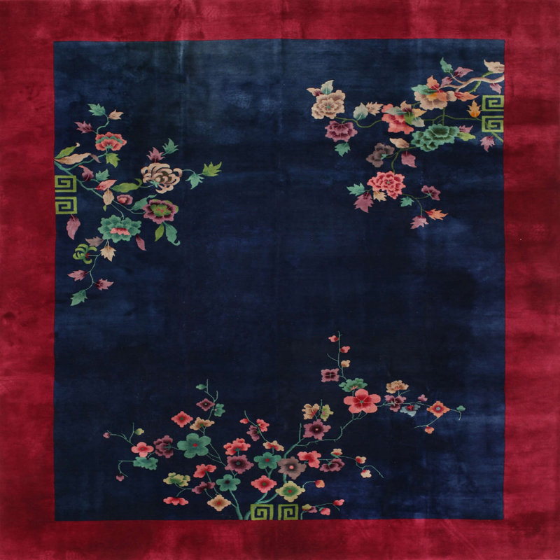 Oriental Indoor Rug, Round 3'