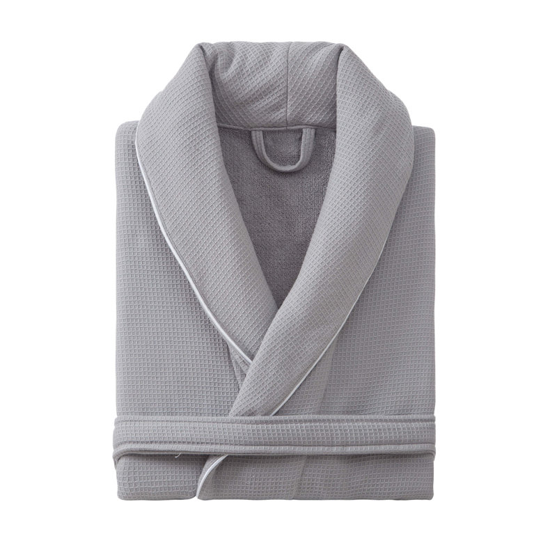 Peignoir majestueux 100% coton unisexe majestueux Majesty, TG, Gris clair