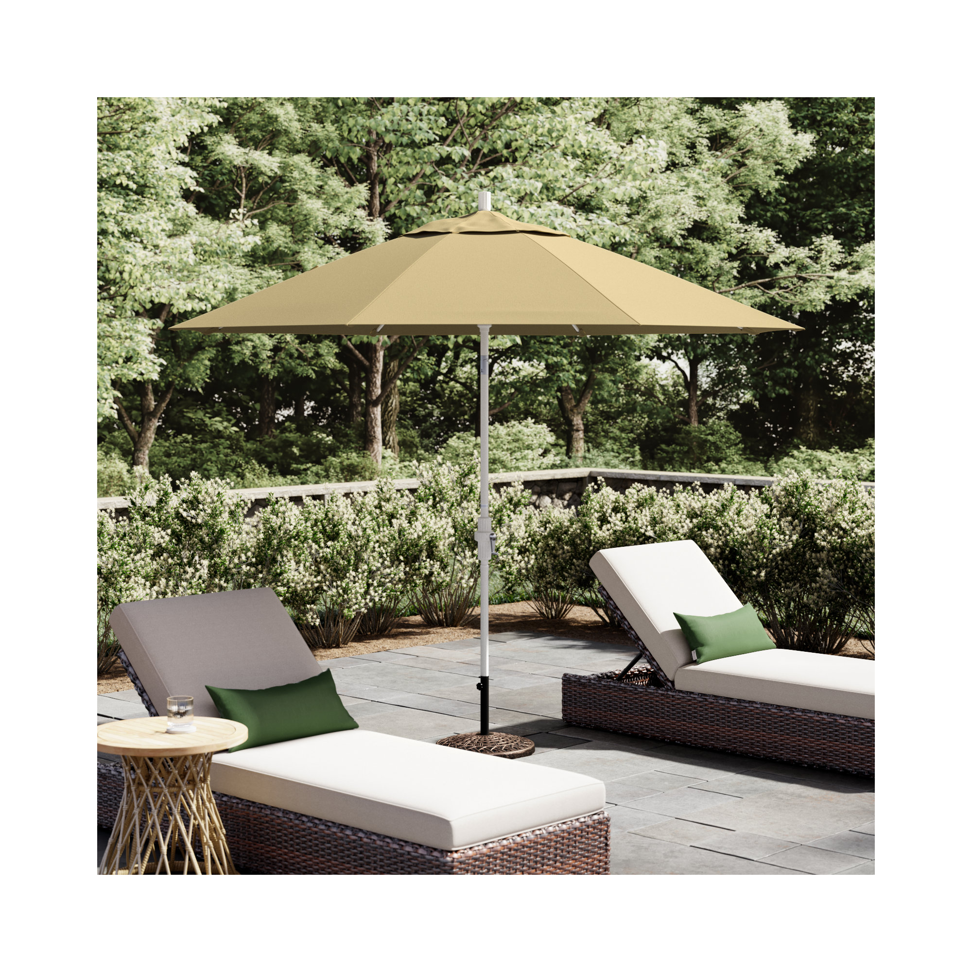 108'' Outdoor Umbrella, Antique Beige