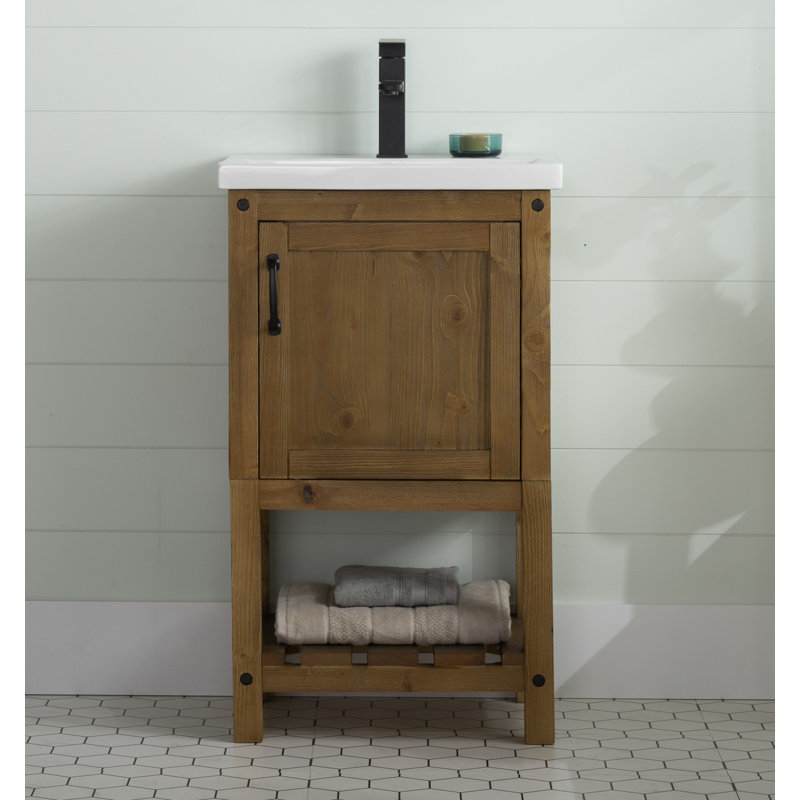 Ensemble de meuble-lavabo simple 20 po Radstock, Naturel antique