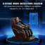  Fauteuil de massage 4D + 3D 2026 KZ-L66 Dual Core, 42 programmes de massage, gravité zéro, étirement thaïlandais, modes de musique intégrés, repose-jambes à extension automatique, pétrissage et roulage des mollets, chaleur arrière, haut-parleurs Bluetooth, cuir de microfibre résistant à l'huile-909836263