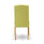 L'ensemble 5 pièces de table et chaises de cuisine comprend une table de salle à manger ronde avec Dropleaf et 4 chaises de salle à manger Parson en lin Limelight, chêne-1238114376-1238114378-1278237290