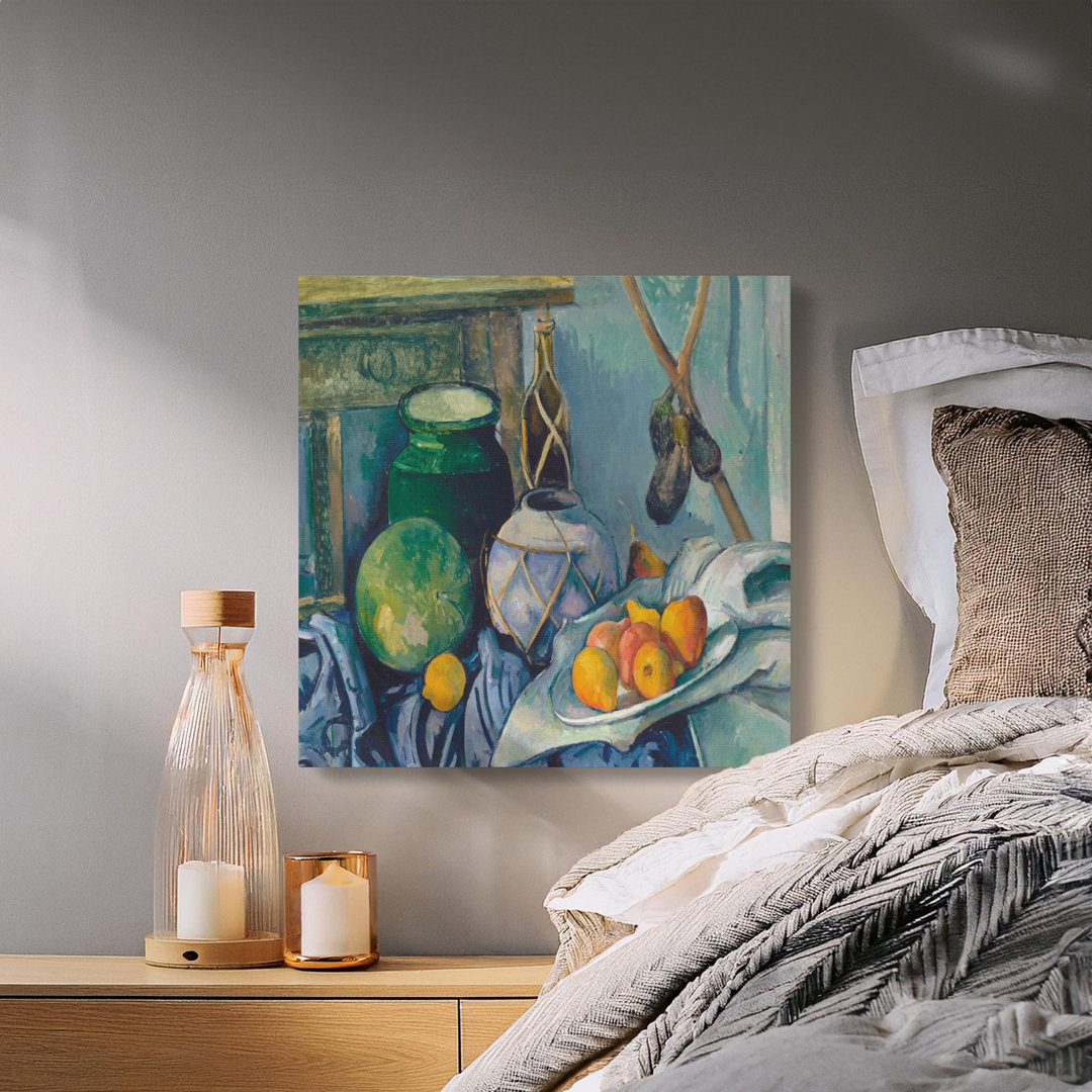 Vintage Still Life Fruit Canvas Wall Art