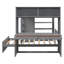 Lit mezzanine avec lit autonome, bureau intégré, tablettes et garde-robe, structure en bois peu encombrante-1639805997
