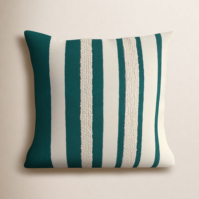 Bessa 20" x 20" Embroidered Throw Pillow