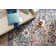 Misi Vintage Medallion Power Loom Blue Rug