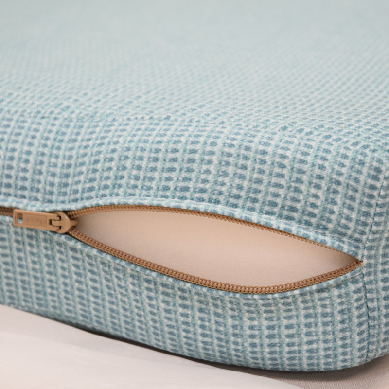 Outdoor 3'' Bench Seat Cushion, Cosette Mediterranean