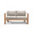 Sonoma 4 Piece Teak Sofa Seating Group with Sunbrella Cushions-1716899655