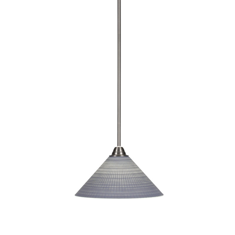 Luminaire suspendu Ayrshire Paramount, H 57,5 po x l 12 po x P 12 po, Bleu
