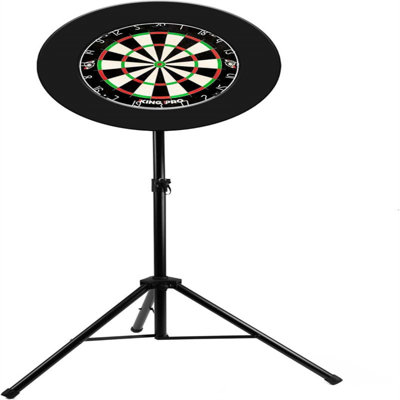 Standard de jeu de fléchettes robuste, hauteur réglable au milieu de la planche: 120 cm à 190 cm, largeur de 90 cm, 4 kg, pliable
