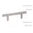 Deco 3 15/16" Center to Center Bar pull-23032581