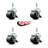 Franke 19002529 Caster Replacement Set - FRGSF-30G2 18002763 - Service Caster/FRA-SCC-TS04S211316-POS-SLB-121315-4
