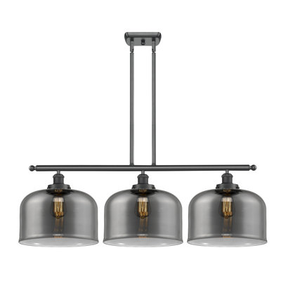 Lattimer 3-Light Dimmable Metal Pendant