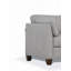 Chaise en cuir Matias Dusty (assemblée)