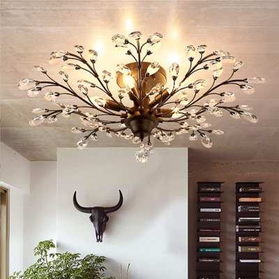 Lustre encastré à intensité variable 5 lumières Dybdal