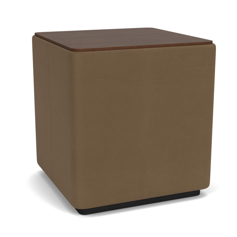 Table de salon avec plateau en stratifié Darsey, Noir; taupe Patriot Plus, Noyer Riftwood, 20"