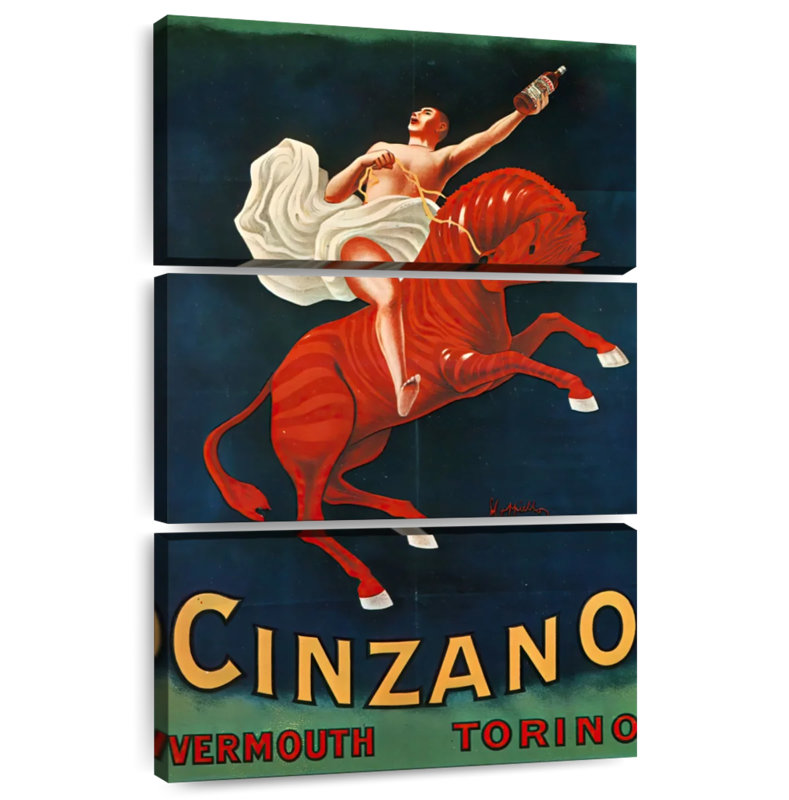 Tergel Vermouth Cinzano, 57" H x 36" W