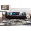 Abstract Yellow/Black/Grey Area Rug-352200840