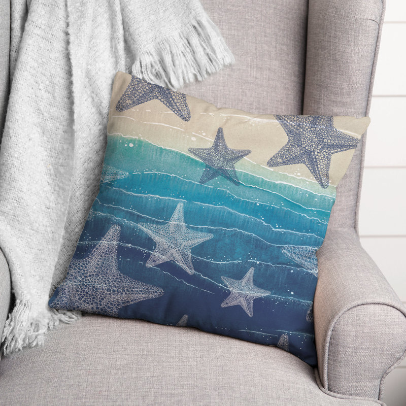 Kokichi Polyester Throw Square Indoor/Outdoor Pillow Cover & Insert
