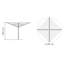 Brabantia 50m Topspinner Rotary Clothes Line with Ground Spike-57504598