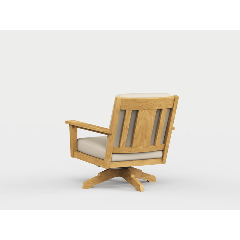 Savannah Teak Outdoor Rocker Chair, Premier Flax