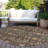 Leon Brown Washable Indoor-Outdoor Rug - -1940314100