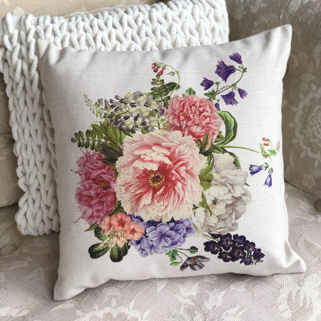 Floral Pillow Cover Golden Hill Studio