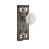 Craftsman Plate with Waldorf White Milk Knob