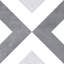 Carreau de porcelaine encaustique mat 8 po Luv Ahava
