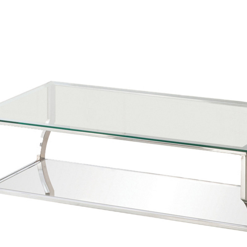 Table basse à 4 pieds avec rangement Keelea