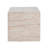 Outdoor/Indoor Square Travertine Lightweight Concrete Side Table