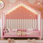 Lit simple avec auvent et balustrades hautes-1924987539
