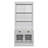 83.4"Tall Bookshelf Suite With LED Lighting,  Bookcases With Glass Doors And Drawers,2-Piece Set Storage Bookcase Suite With Open Shelves
