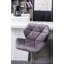 Tabouret de bar Breni Velvet Diamond-1276128297