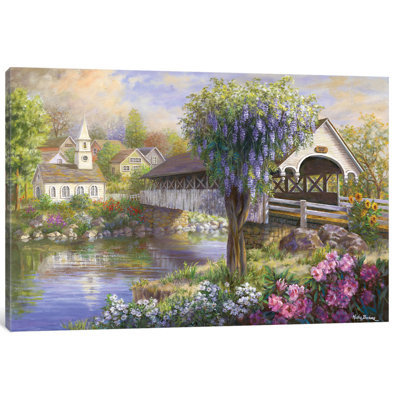 " Picturesque Covered Bridge " by Nicky Boehme