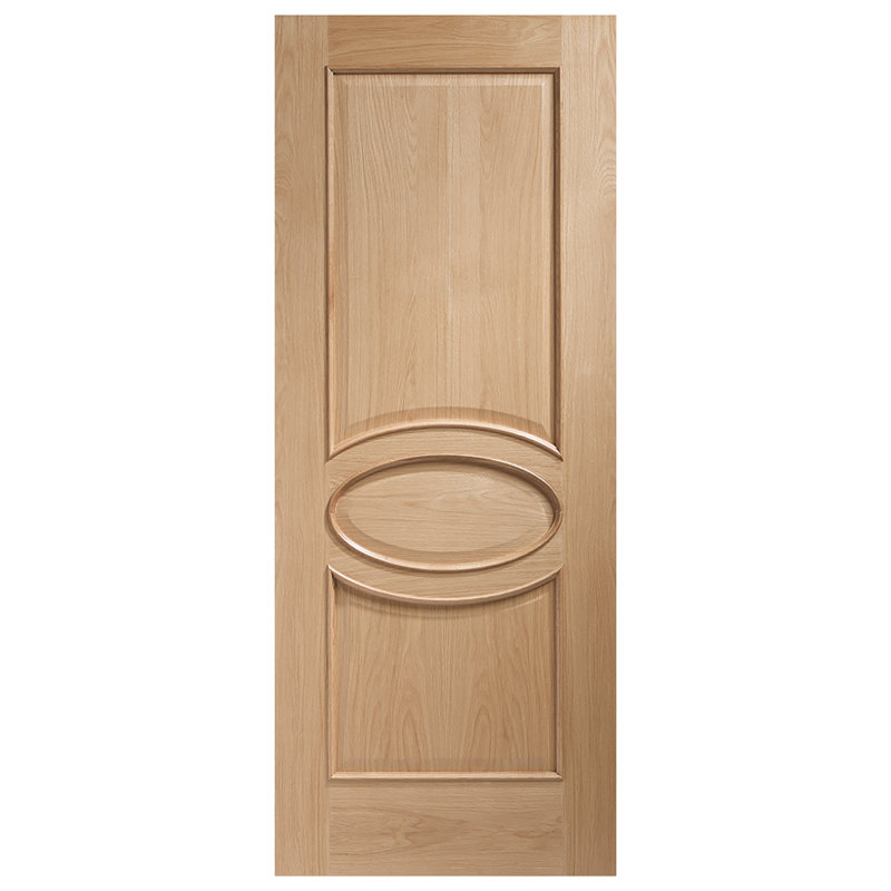 Internal Oak Calabria With Raised Mouldings, 1981mm H x 686mm W x 35mm D