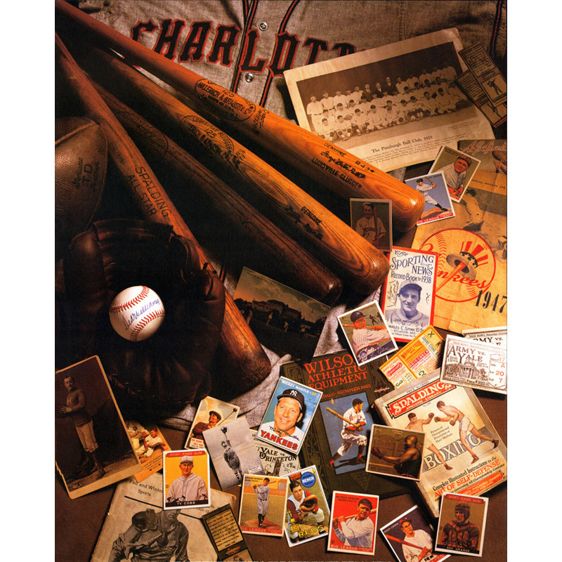 Baseball II, 24" H x 19" W