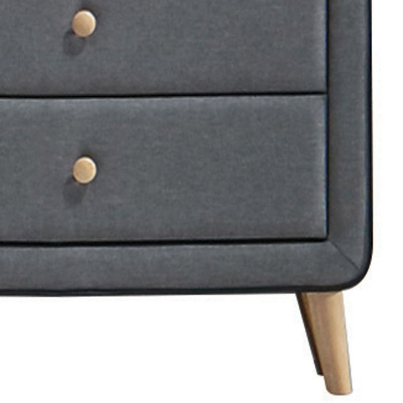 Commode rembourrée à 5 tiroirs